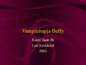 Vampiiritapja Buffy