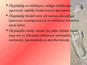 Ökojalajälg #2