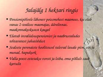 Ökojalajälg #11