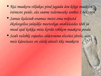 Ökojalajälg #3