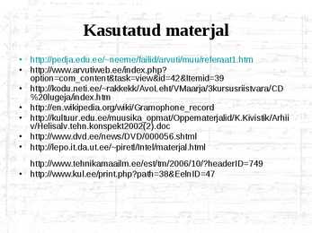 Helisalvestus ja taasesitus #17