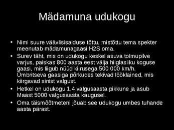 Kosmilised nähtused #14