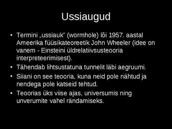 Kosmilised nähtused #20