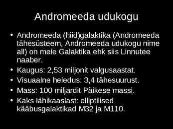 Kosmilised nähtused #7