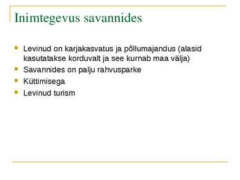 Savann #8