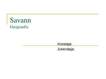 Savann