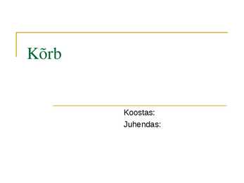 Kõrb