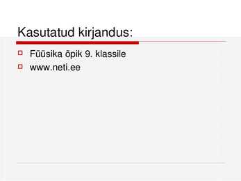 Soojusnähtused saunas #7