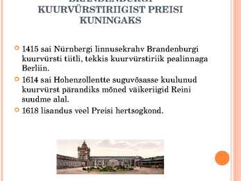 Saksamaa riiklik korraldus 17-18 saj #4