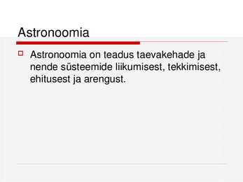 Astronoomia #2