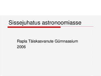 Astronoomia