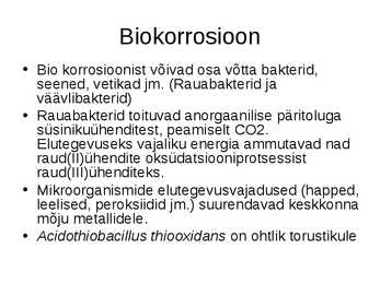 Korrosioon #8