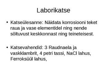 Korrosioon #9
