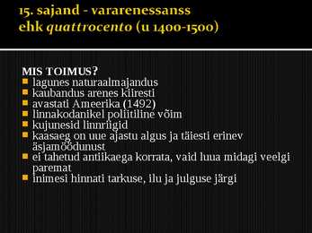 Esitlus-Vararenessanss #3