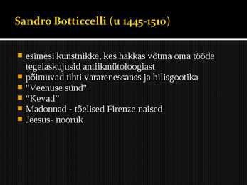 Esitlus-Vararenessanss #29