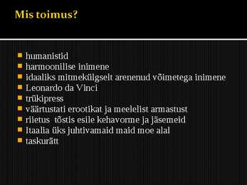 Esitlus-Vararenessanss #4