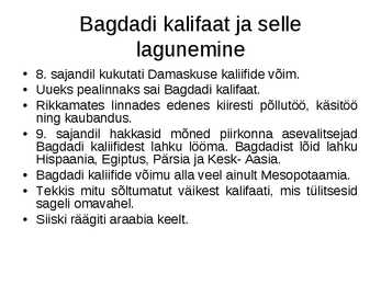 Kalifaadid #4