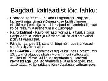 Kalifaadid #5