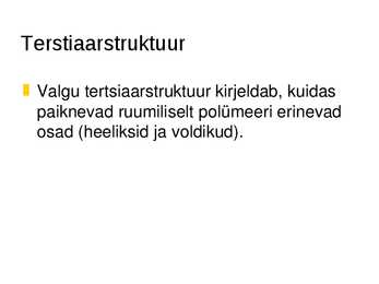 Valgu struktuur #15