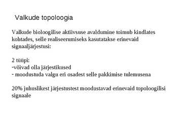 Valgu struktuur #36
