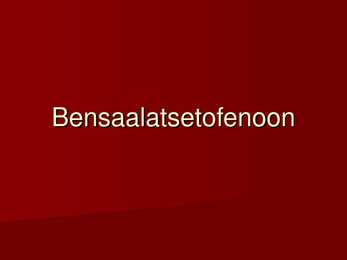 Bensaalatsetofenoon