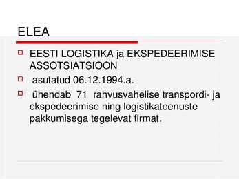 ELEA Organisatsioon #2