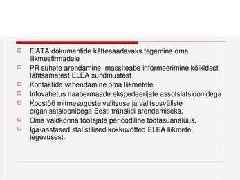 ELEA Organisatsioon #11