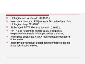 ELEA Organisatsioon #8