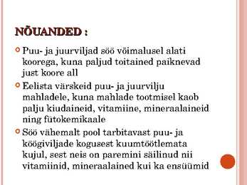 Miks on kasulikud puuviljad #5