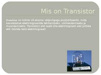 Transistorid #2