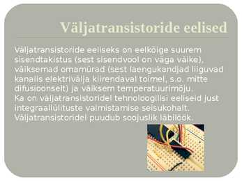 Transistorid #9