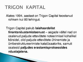 Eesti Vabariigi rahaasutused ja nende poolt pakutavad põhiteenused #14