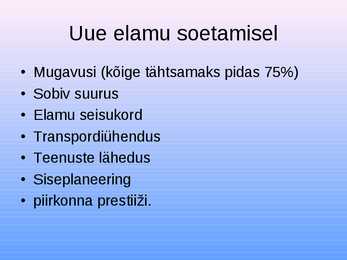 Kodu ja eluase #7