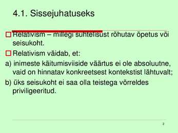 Relativism #2