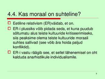 Relativism #9