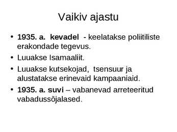 Eesti iseseisvumine #108