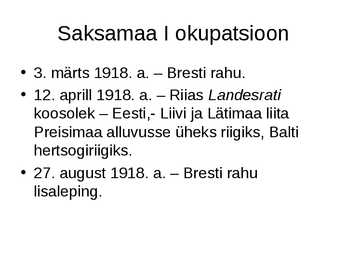 Eesti iseseisvumine #27