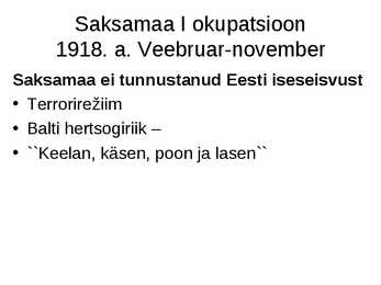 Eesti iseseisvumine #28