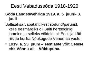 Eesti iseseisvumine #45