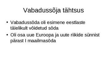 Eesti iseseisvumine #51