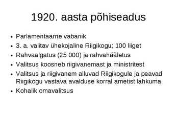 Eesti iseseisvumine #60