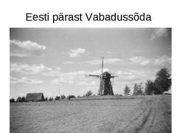 Eesti iseseisvumine #61