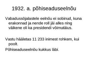 Eesti iseseisvumine #69
