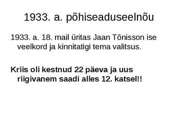Eesti iseseisvumine #75