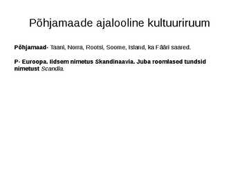 Põhjamaade ajalugu #2