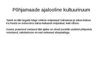 Põhjamaade ajalugu #11