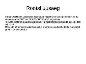 Põhjamaade ajalugu #121