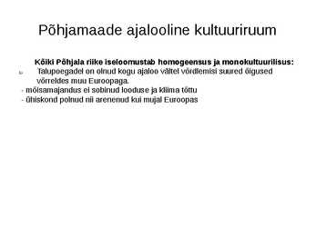 Põhjamaade ajalugu #14