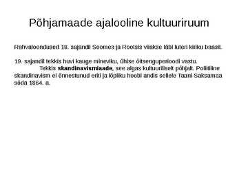 Põhjamaade ajalugu #16
