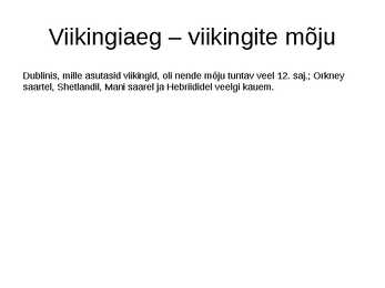 Põhjamaade ajalugu #23